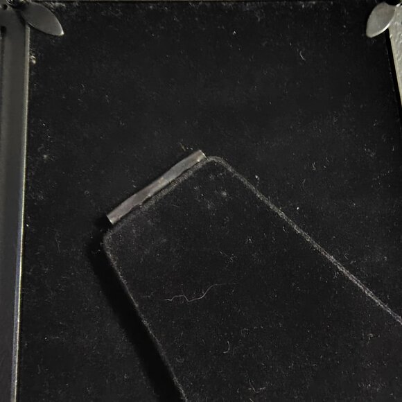 Burnes Heirloom 4x6 Metal Photo Frame Pewter Finish Wire Lattice Design Vintage - Picture 7 of 14